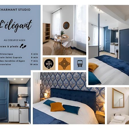 L'Elegant, Charmant Studio Hyper Centre Gare 800M Agen Buitenkant foto
